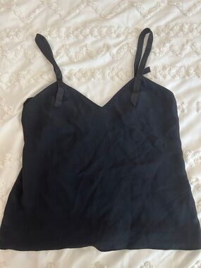 Thakoon black silk camisole fully lined size 4